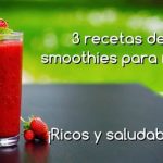 smoothies para niños
